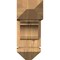Ekena Millwork Olympic Arts and Crafts Smooth Bracket w/ Offset Brace, Western Red Cedar, 7 1/2"W x 18"D x 18"H BKT0806X18X18OLY03SWR - alternate 2